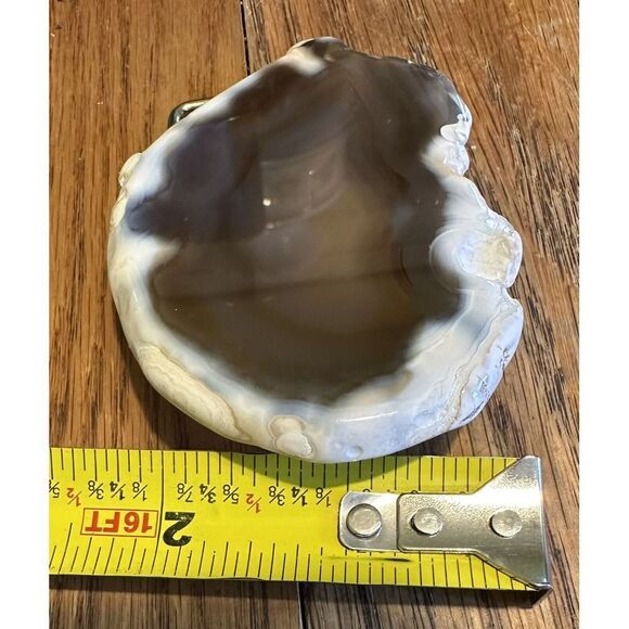 Geode Agate Slab Belt Buckle Large Fancy Western Vintage - Picture 6 of 6
